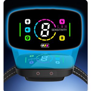 Premium Waterproof Anti-Bark Collar with LCD Display – 8 Sensitivity Levels, 4 Training Modes (Sound/Vibration/Shock), Auto & Manual Intensity, Daily/Weekly Bark Counter, Submersible IP67+ – Full Kit, Patented Design(CP30) 的替代视图