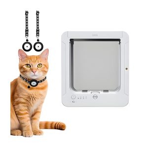 Smart cat door/train